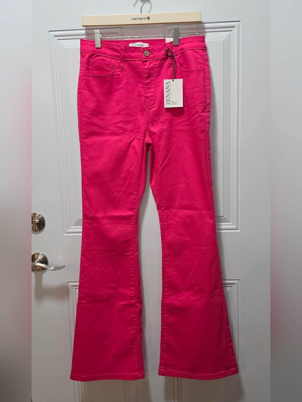 Zenana Hot Pink Bootcut Jeans